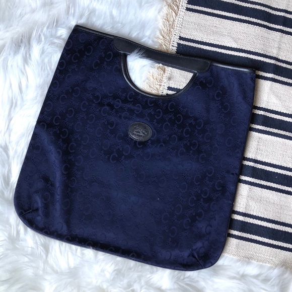 celine rare horse carriage tote noevir japan bag pattern logo - Picture 1 of 10